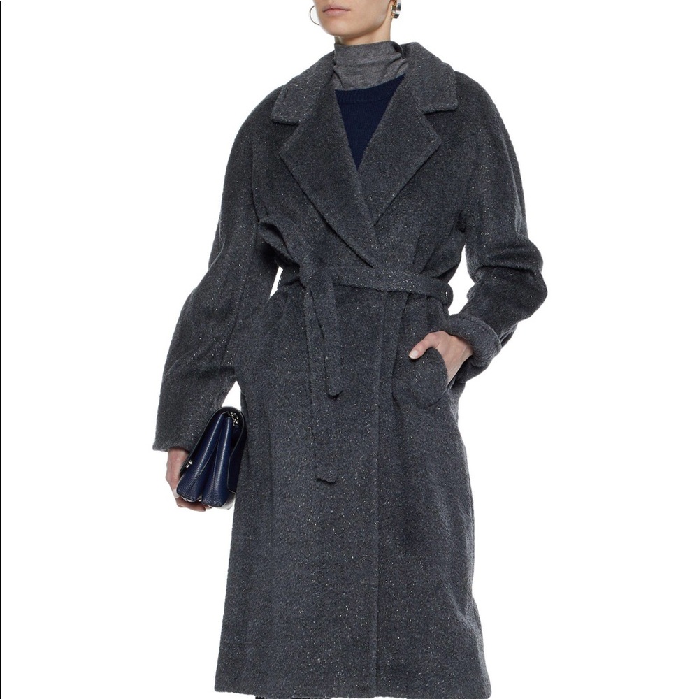 ELIE TAHARI
Calissi metallic wool-blend coat